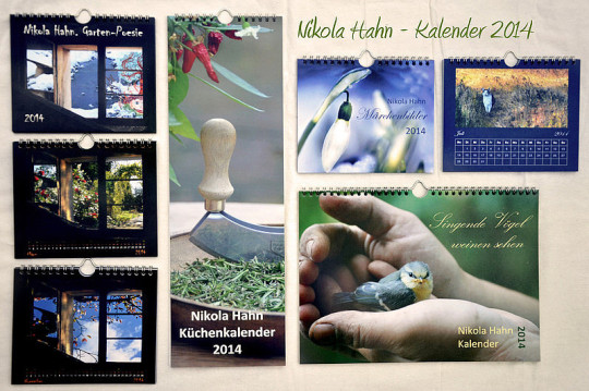 Kalender von Nikola Hahn im Thoni Verlag 2014