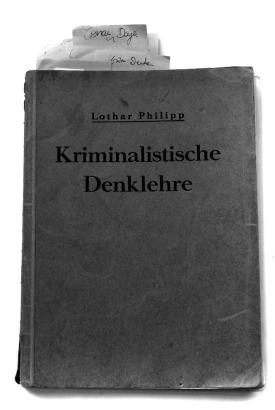 Lothar Philipp: Cover der Originalausgabe von 1927